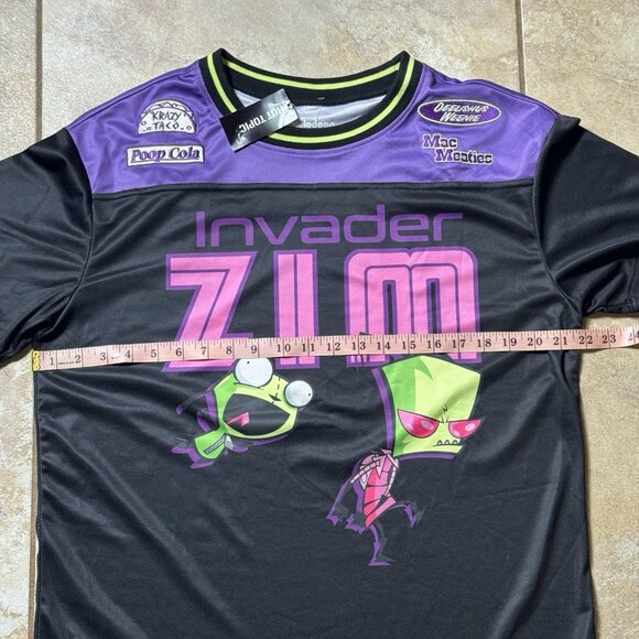 Invader Zim GIR & Zim Girls Soccer Jersey LARGE New - Picture 5 of 10